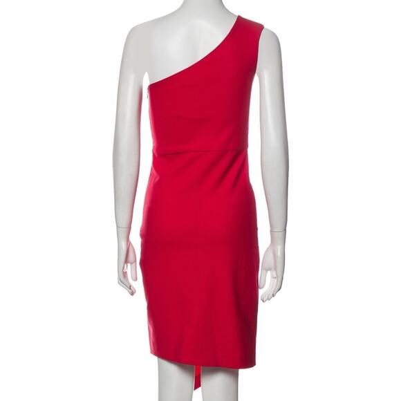HANEY for FWRD Margot Dress Asymmetric One-Shoulder Size 4 in Red NWT - Picture 9 of 16